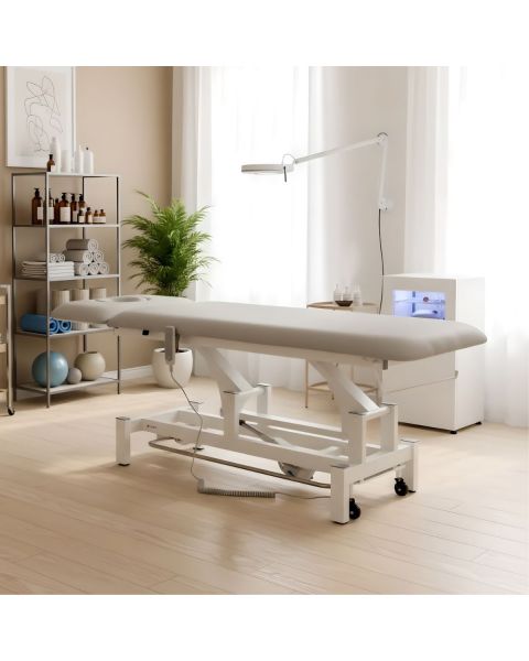 Marquesa Elétrica Fortis 2 ERGO – Barra de Elevação Periférica, Almofada ERGO, Cinzento Claro