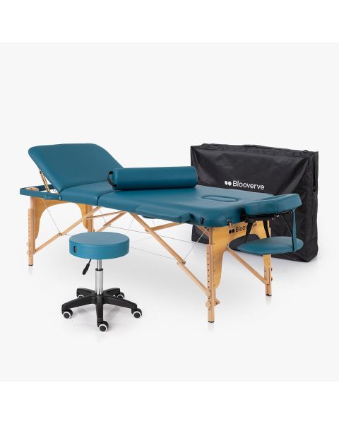 Pack TotalCare – Marquesa 3 Corpos + Banco + Rolo + Capa para marquesa