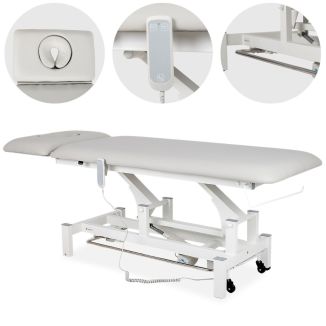 Marquesa Elétrica Fortis 2 ERGO – Barra de Elevação Periférica, Almofada ERGO, Cinzento Claro