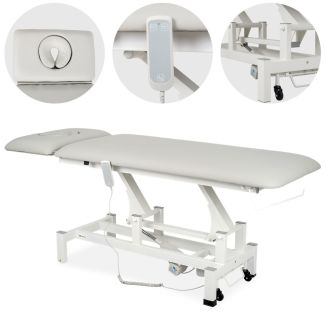 Marquesa Elétrica Fortis 2 ERGO – Comando Manual, Almofada ERGO, Cinzento Claro